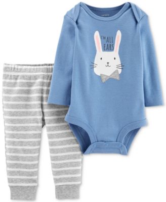 Carter's - Baby Boys I'm All Ears Cotton Bodysuit & Pants Set