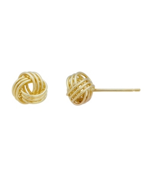 image of Loveknot Earrings in 18k Yellow Gold