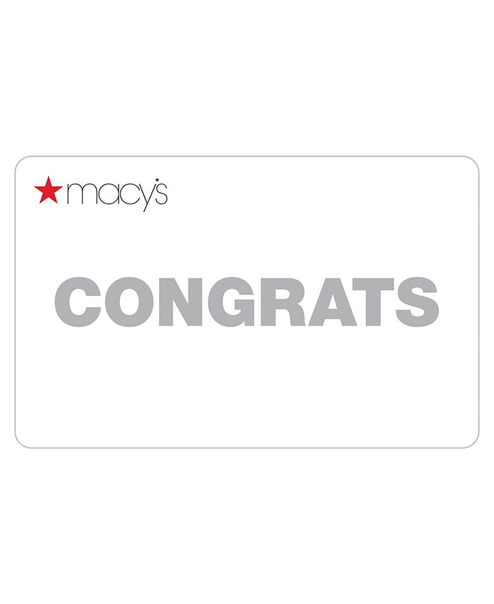 Macy's Congrats EGift Card Macy's