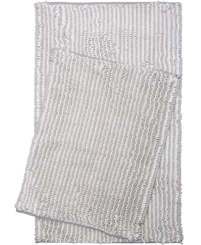 Home Dynamix Shabby Chic Fresno 2Piece Popcorn Chenille Bath Mat Set