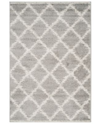 Adirondack Silver and Ivory 4' x 6' Area Rug