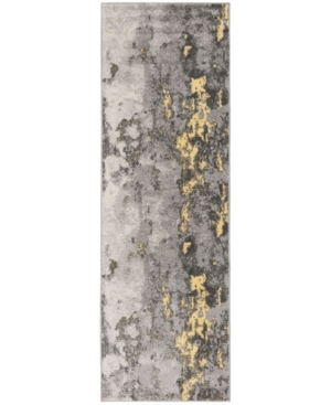 Safavieh Adirondack 134 Grey And Yellow 2'6" X 8' Runner Area Rug In Gray