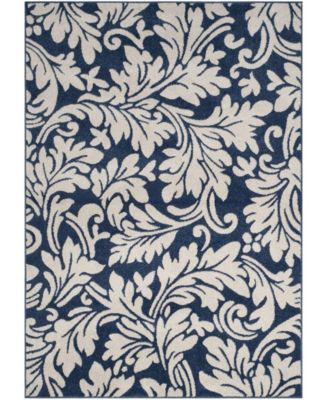Amherst Navy and Ivory 5' x 8' Area Rug