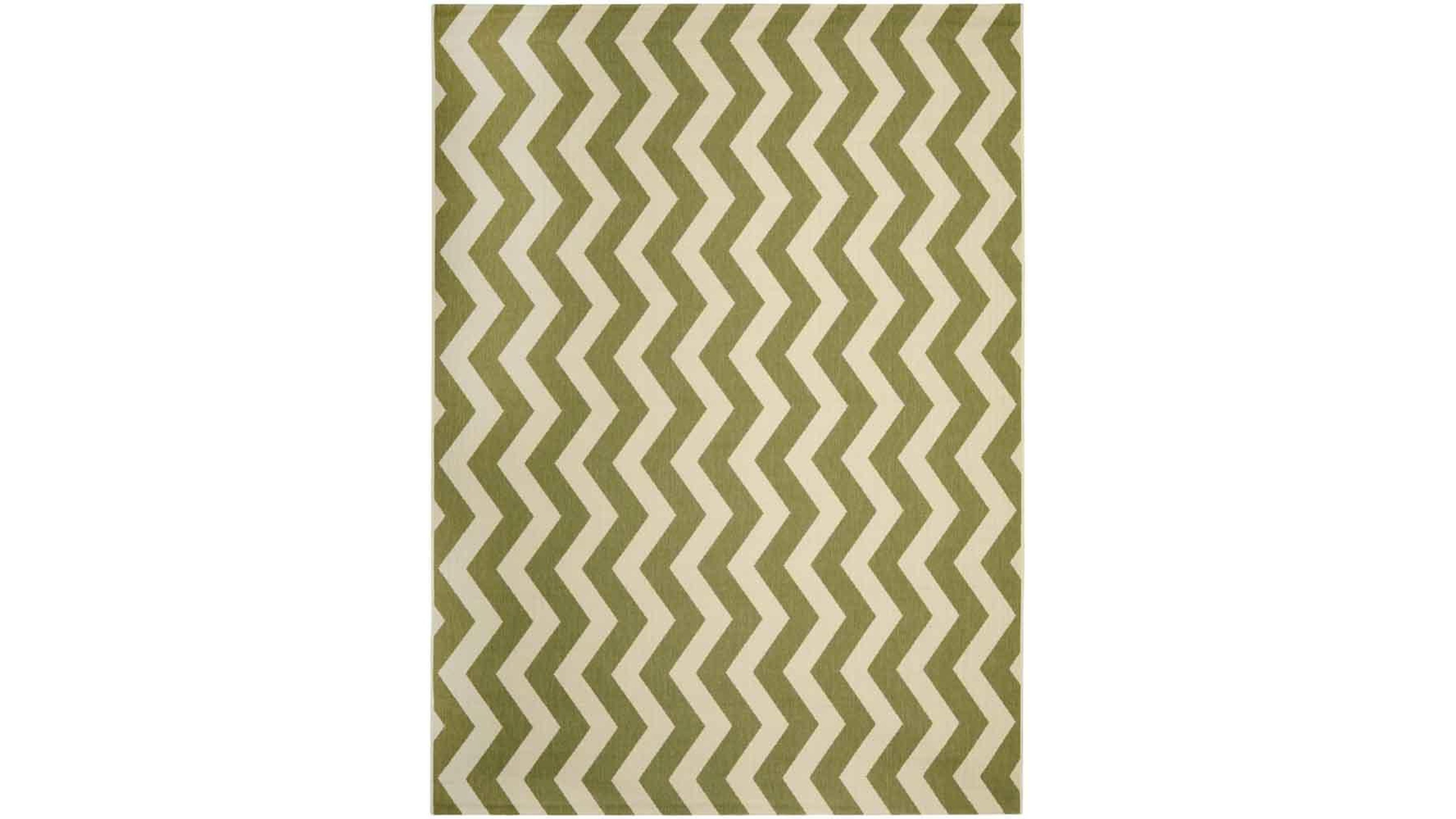 Safavieh Courtyard CY6245 Green and Beige 8' x 11' Sisal Weave Outdoor Area Rug