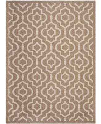 Safavieh Courtyard CY6926 Brown and Bone 8' x 11' Sisal Weave Outdoor ...