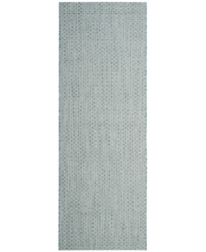 Safavieh Courtyard Light Blue and Light Grey 2'3
