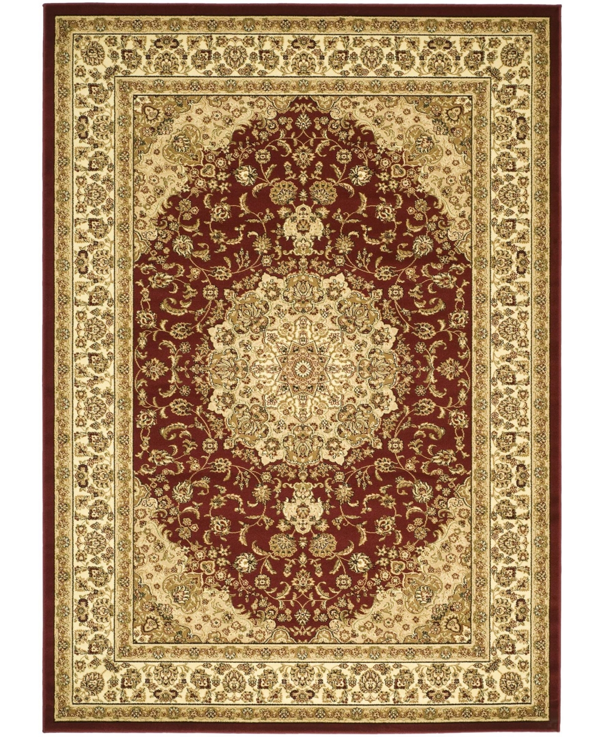 Safavieh Lyndhurst Red and Ivory 8' x 11' Area Rug - Red