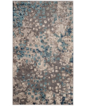 Safavieh Monaco Gray and Light Blue 3' x 5' Area Rug