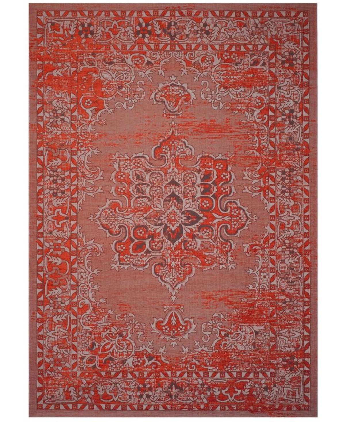 Safavieh Palazzo 8' x 11' Area Rug - Orange/Light Grey