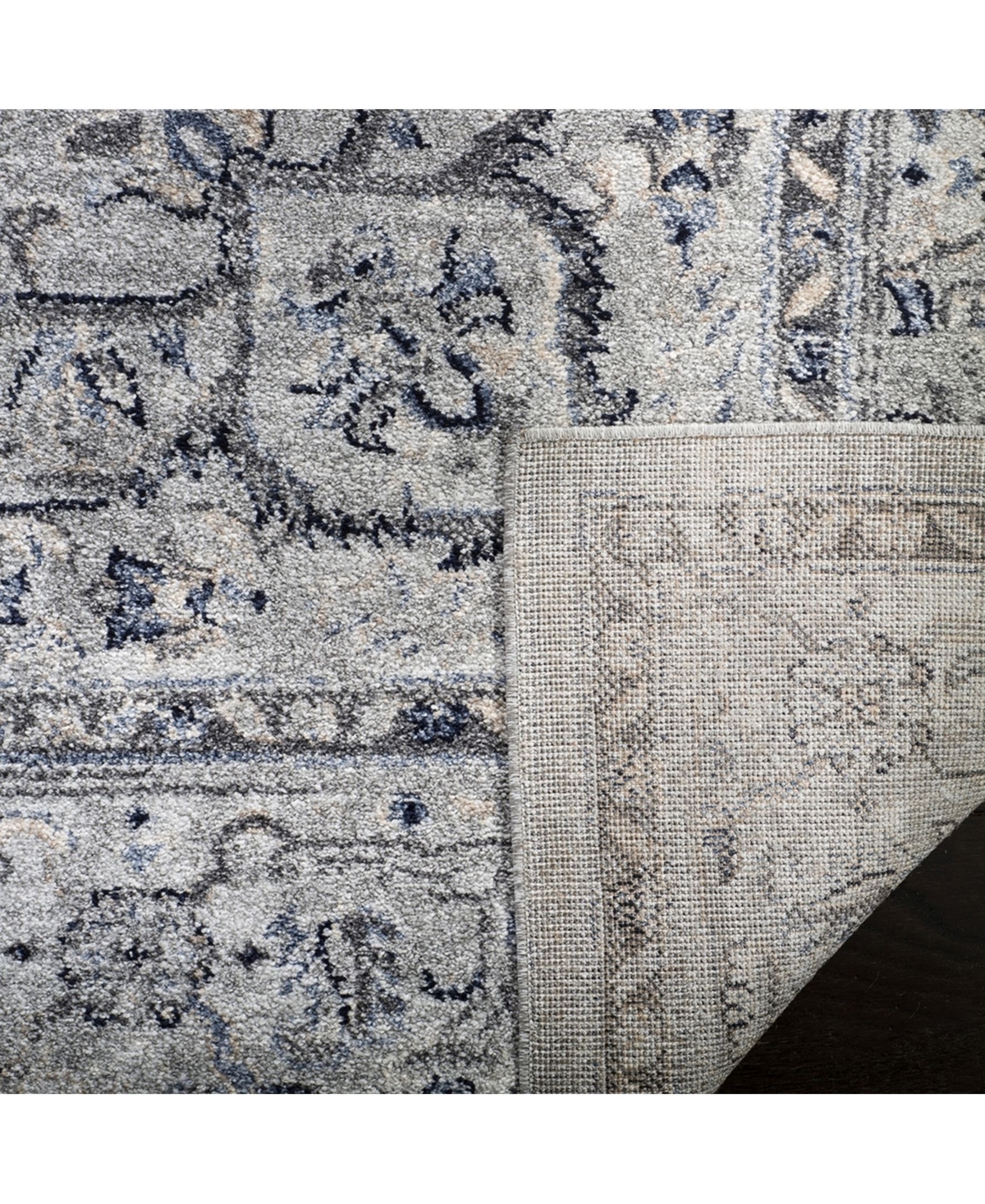 Safavieh Charleston CHL411and DarkArea Rug - Gray