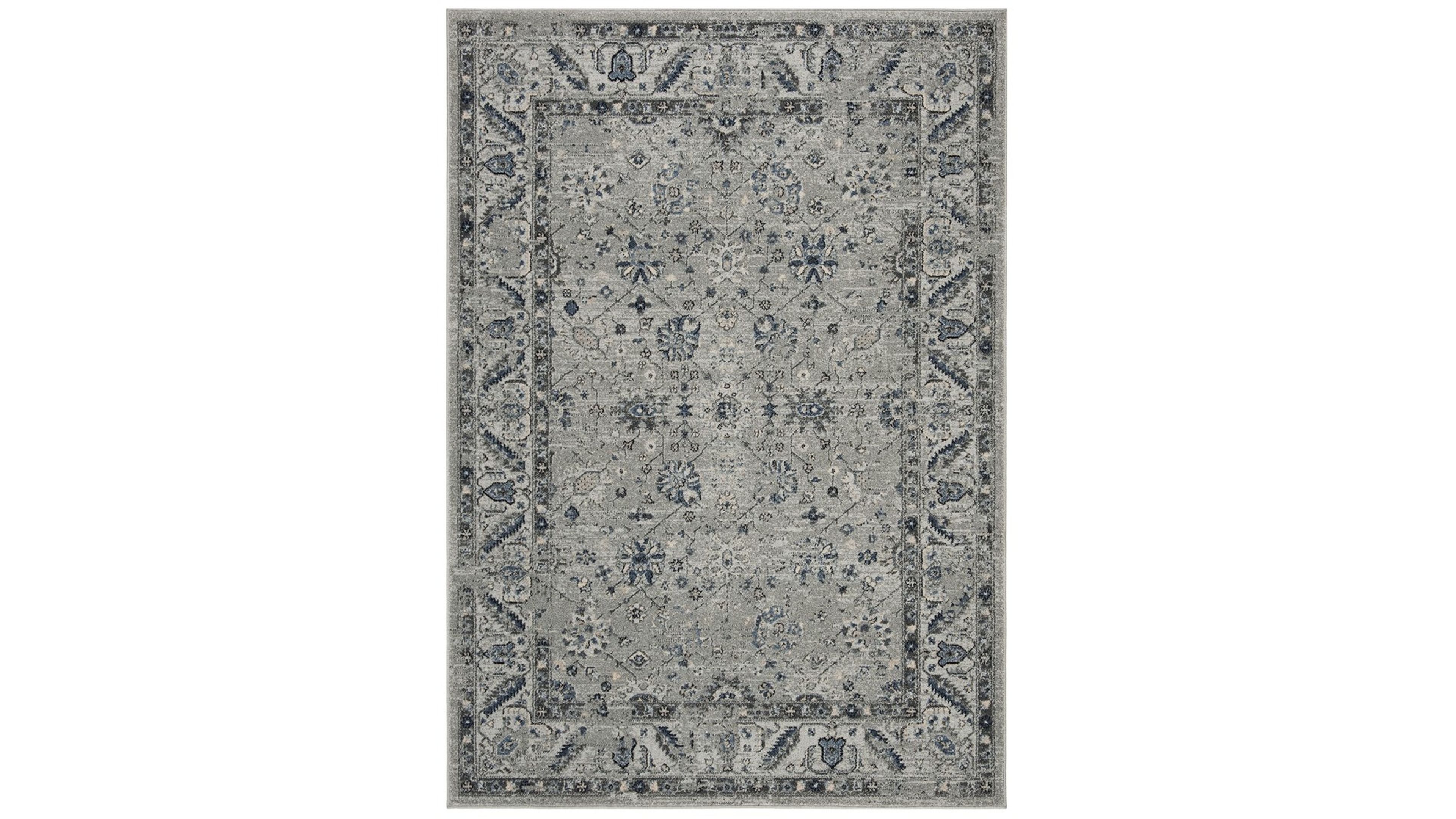 Safavieh Charleston CHL413 Gray and Dark Gray 5'3" x 7'6" Area Rug