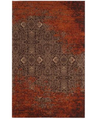 Safavieh Classic Vintage Rust and Brown 5' x 8' Area Rug - Macy's