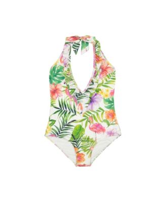 womens flamingo swimsuit