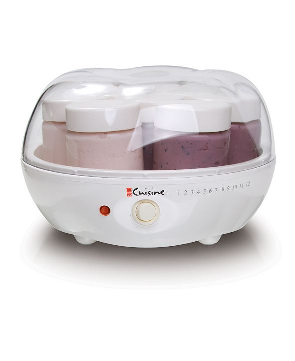 EuroCuisine Euro Cuisine YM80 Yogurt Maker - With 7 Glass Jars