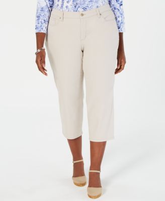 macys plus size capri pants