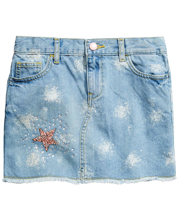 Glitter store jean skirt