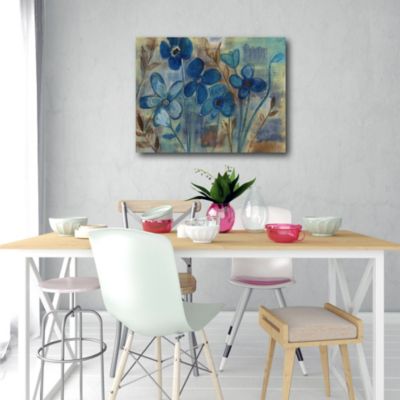 Blue Brown Gallery-Wrapped Canvas Wall Art - 16" x 20"