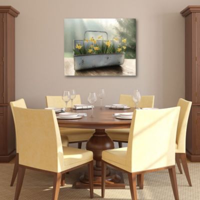 Daffodil Tin Gallery-Wrapped Canvas Wall Art - 16" x 20"