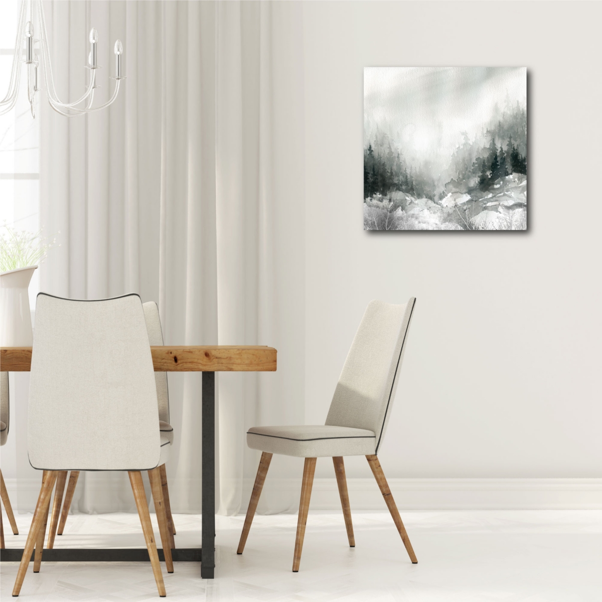 Courtside Market Dusk On The Mountain Gallery-Wrapped Canvas Wall Art -