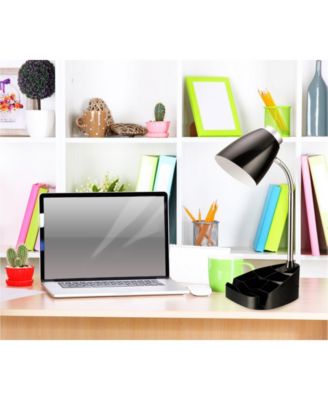 Limelight's Gooseneck Organizer Desk Lamp with iPad Tablet Stand Book Holder