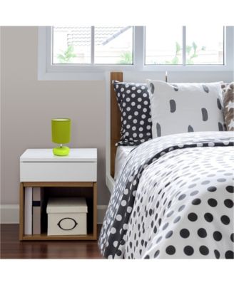 Simple Designs Stonies Small Stone Look Table Bedside Lamp