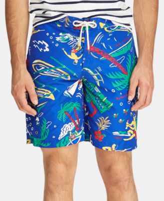 polo ralph lauren men's 8.5 kailua swim trunks