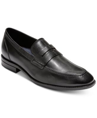 mens black leather loafers sale