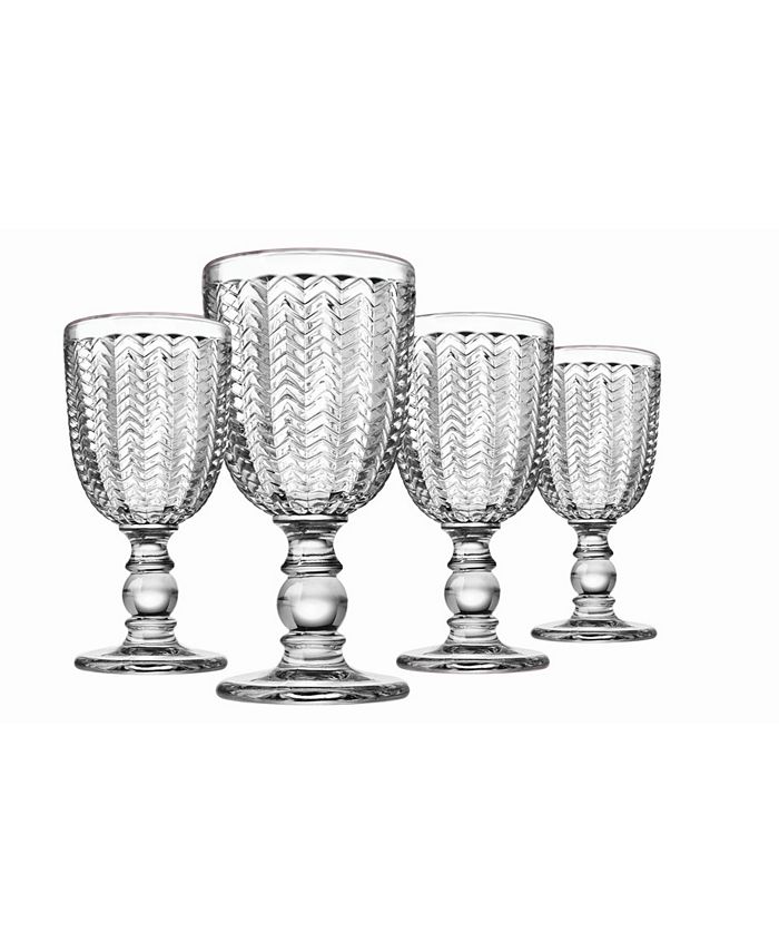 Godinger Silver Infinity Red Wine Glass in Clear (Set of 4)
