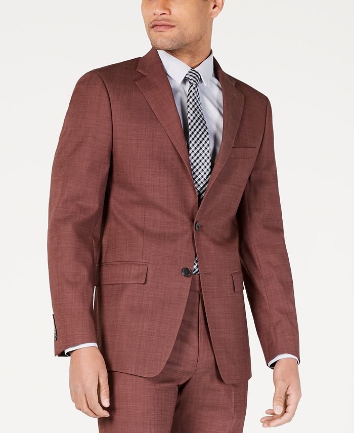 Calvin Klein Men's Slim-Fit Stretch Solid Suit Jacket & Reviews - Blazers & Sport  Coats - Men - Macy's