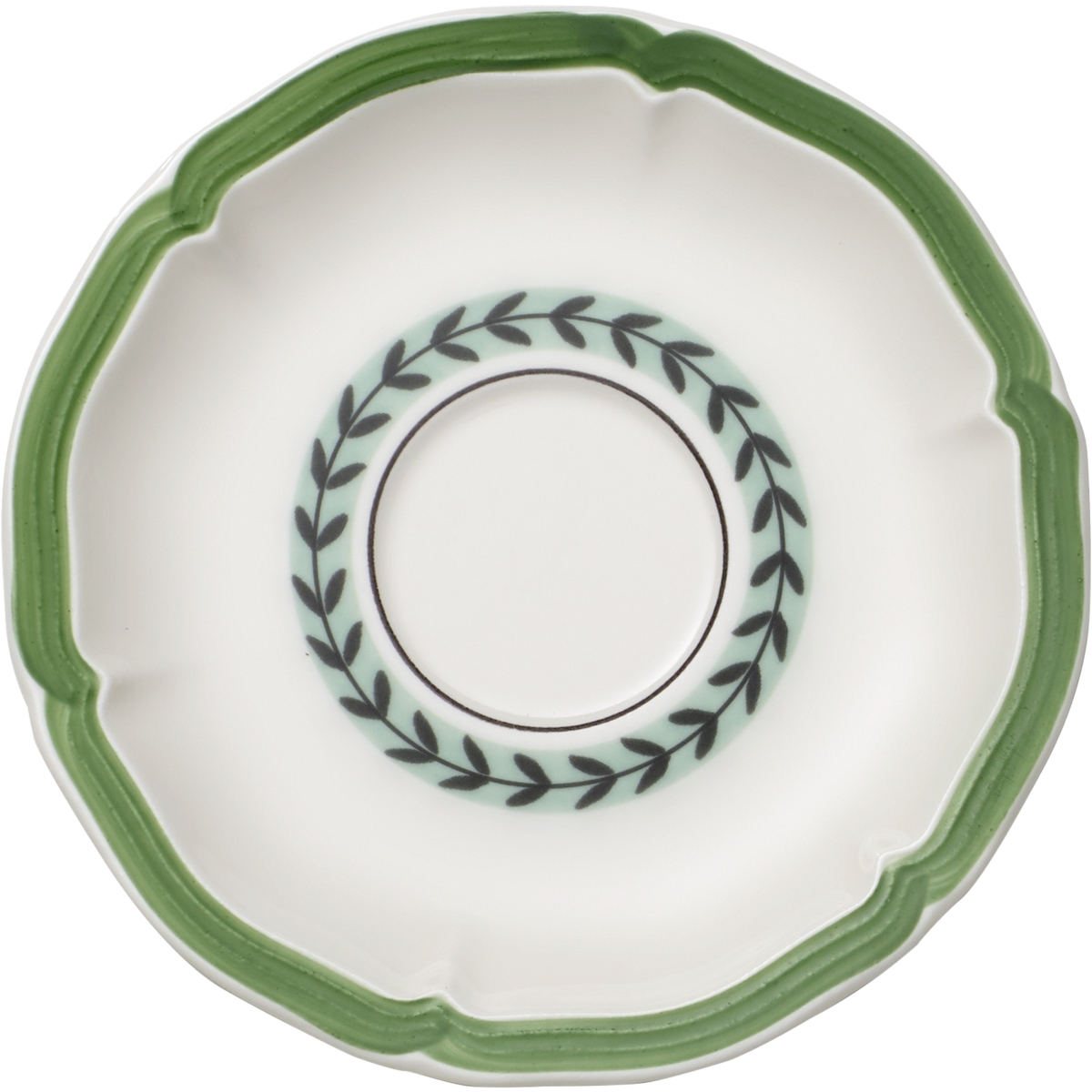 Villeroy & Boch French Garden Green Lines Espresso Cup Saucer