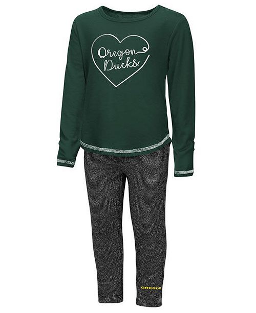 Colosseum Oregon Ducks Legging Set Toddler Girls 2t 4t