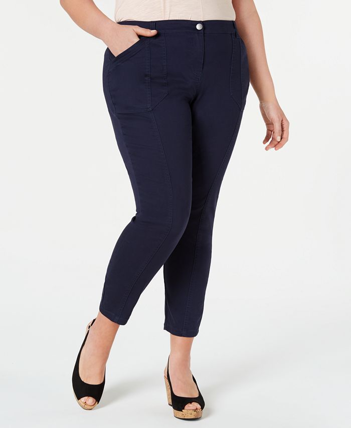 Style & Co Plus Size Bandit Skinny Pants, Created for Macy's - Macy's