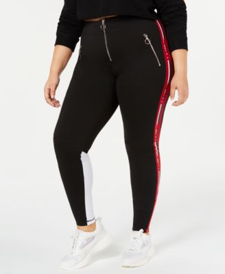 Lala Anthony - Trendy Plus Size Logo-Stripe Leggings