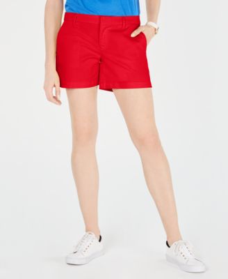 red women shorts