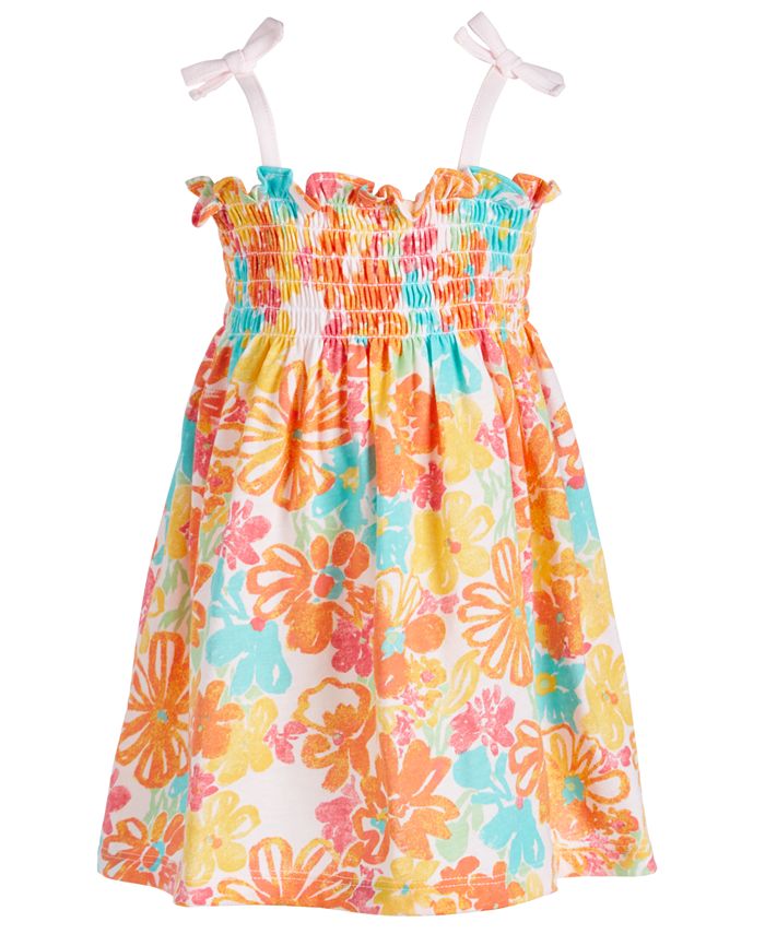 First Impressions Baby-Girls Printed Sundress, Created for Macy's - Macy's