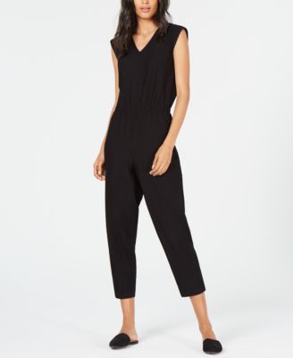 Eileen Fisher V Neck Jumpsuit Regular Petite Macy s