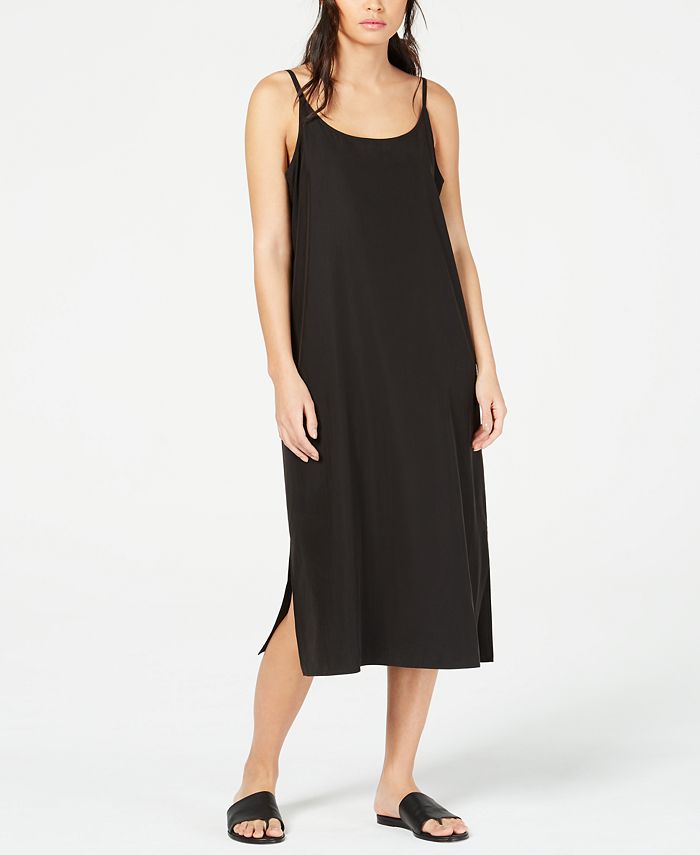 Eileen Fisher Tencel® and Recycled Polyester Slip Dress, Regular ...