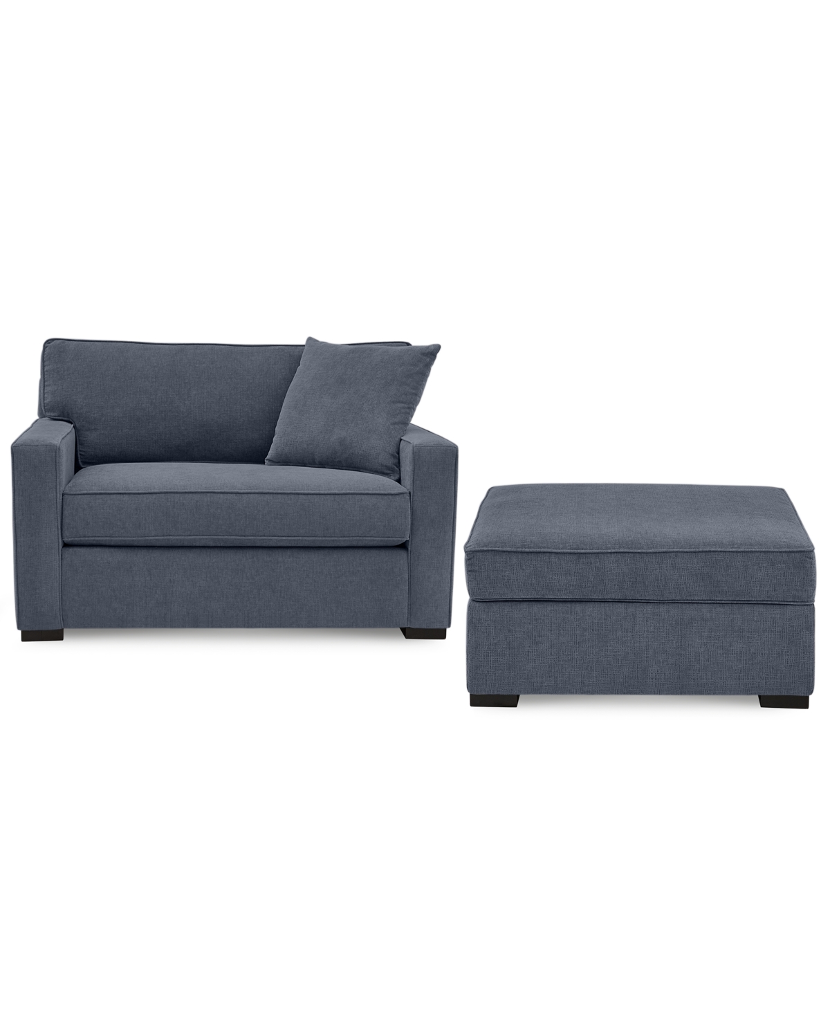 Radley Fabric Chair Bed & Storage Ottoman, Created for Macy's