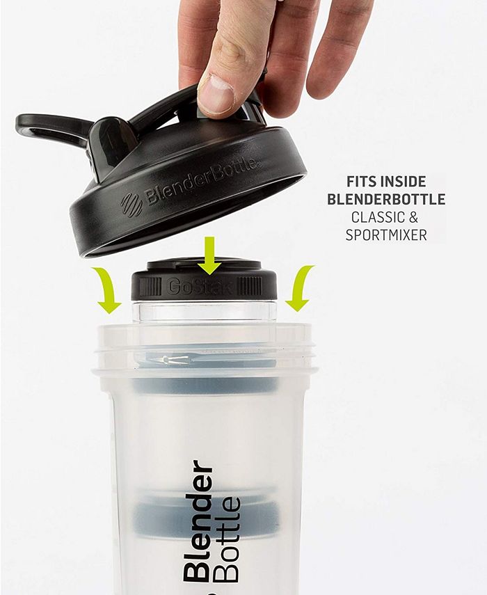 BlenderBottle Gostak Twist N' Lock Storage Jars, 4Piece Starter Pak