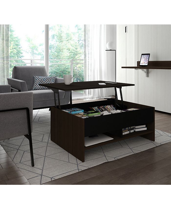 Bestar Small Space 37" Lift Top Storage Coffee Table Macy's