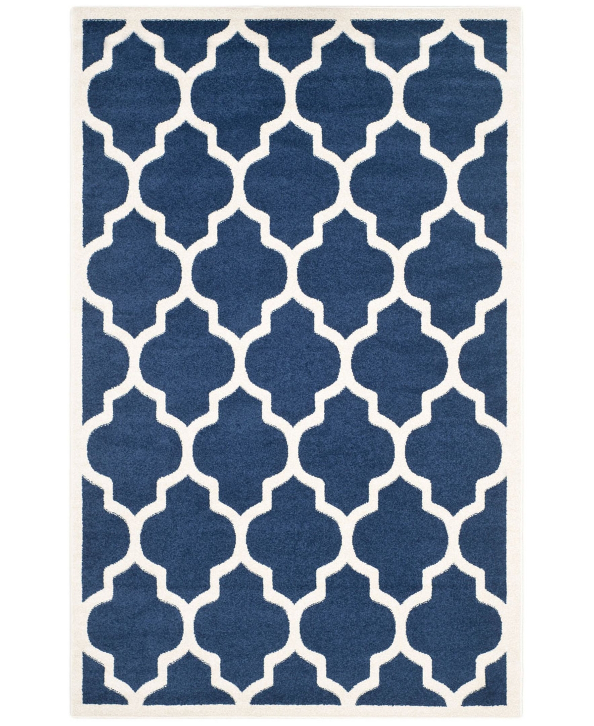 Safavieh Amherst Navy and Beige 10' x 14' Area Rug - Navy