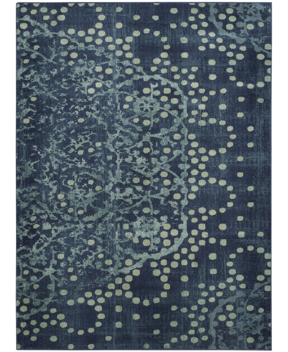 Safavieh Constellation Vintage Blue and Multi 6'7in x 9'2in Area Rug - Blue/multi