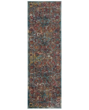 Safavieh Crystal Light Blue and Orange 2'2