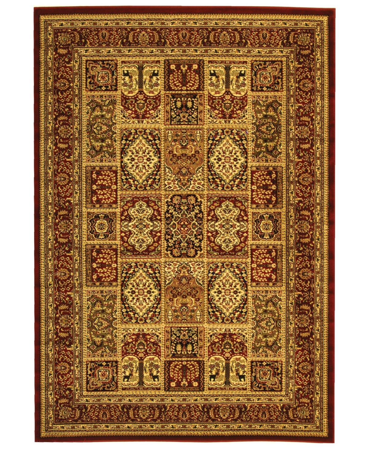Safavieh Lyndhurst Multi and Green 10' x 14' Area Rug - Miscellane