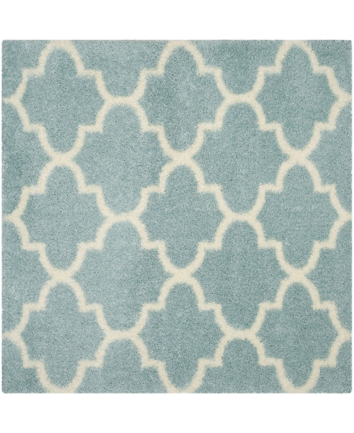 Safavieh Montreal 6'7in x 6'7in Square Area Rug - Light Blue/Ivory