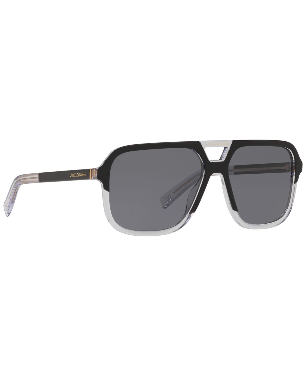 Shop Dolce & Gabbana Polarized Sunglasses, Dg4354 58 In Matte Black,polar Grey