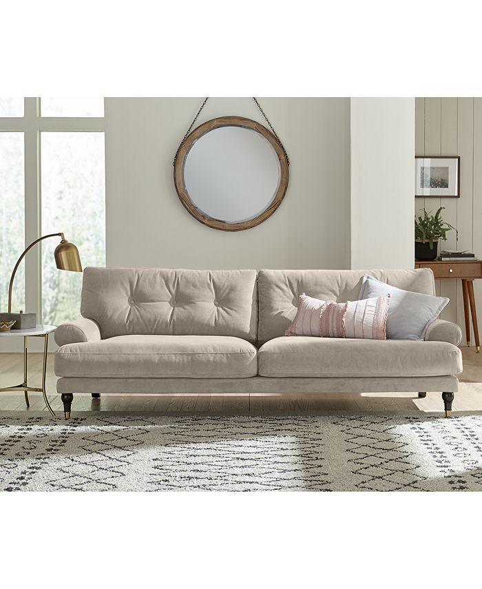 Furniture LIMITED AVAILABILITY Brenata 75" Fabric Loveseat Macy's
