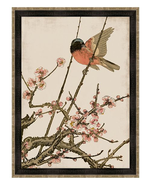 Melissa Van Hise Songbird And Cherry Blossoms Framed Giclee Wall