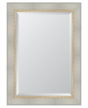 Melissa Van Hise White Catalina Framed Mirror - 32" X 44" X 2" In Multi