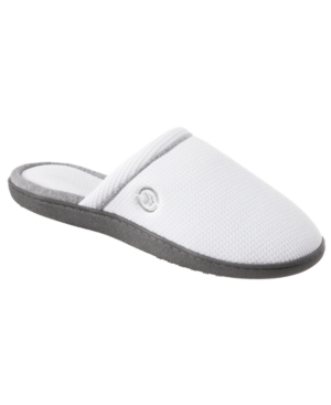image of Isotoner Women-s Waffle Knit Slip-On Clog Slippers, Online Only